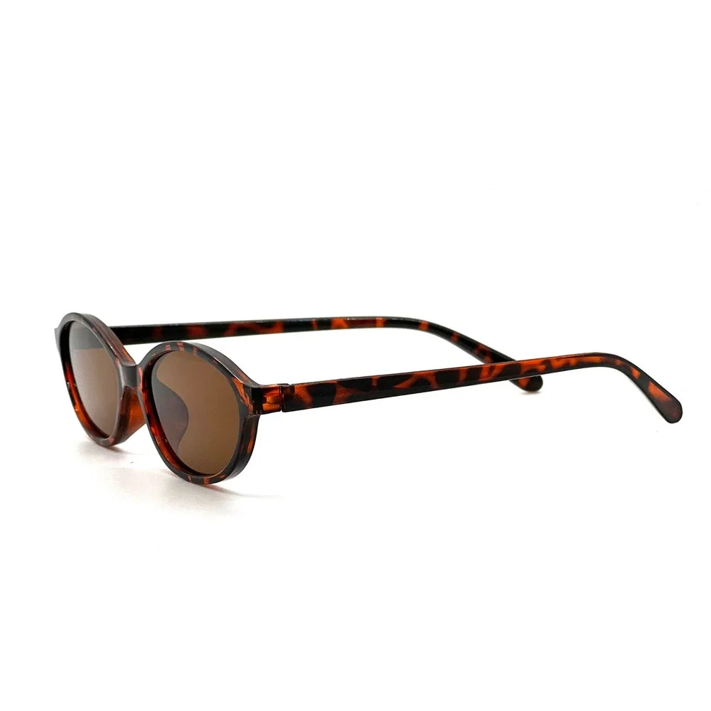Oval‎ Tortoiseshell Sunglasses Brown Lens Fashion Eyewear Women Lentes Mujeres